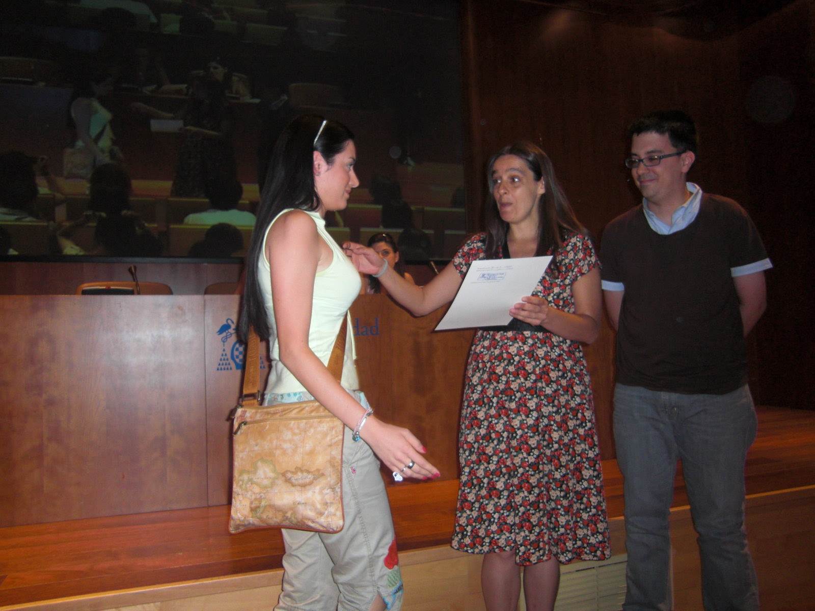 Entrega de diplomas (julio 2009)