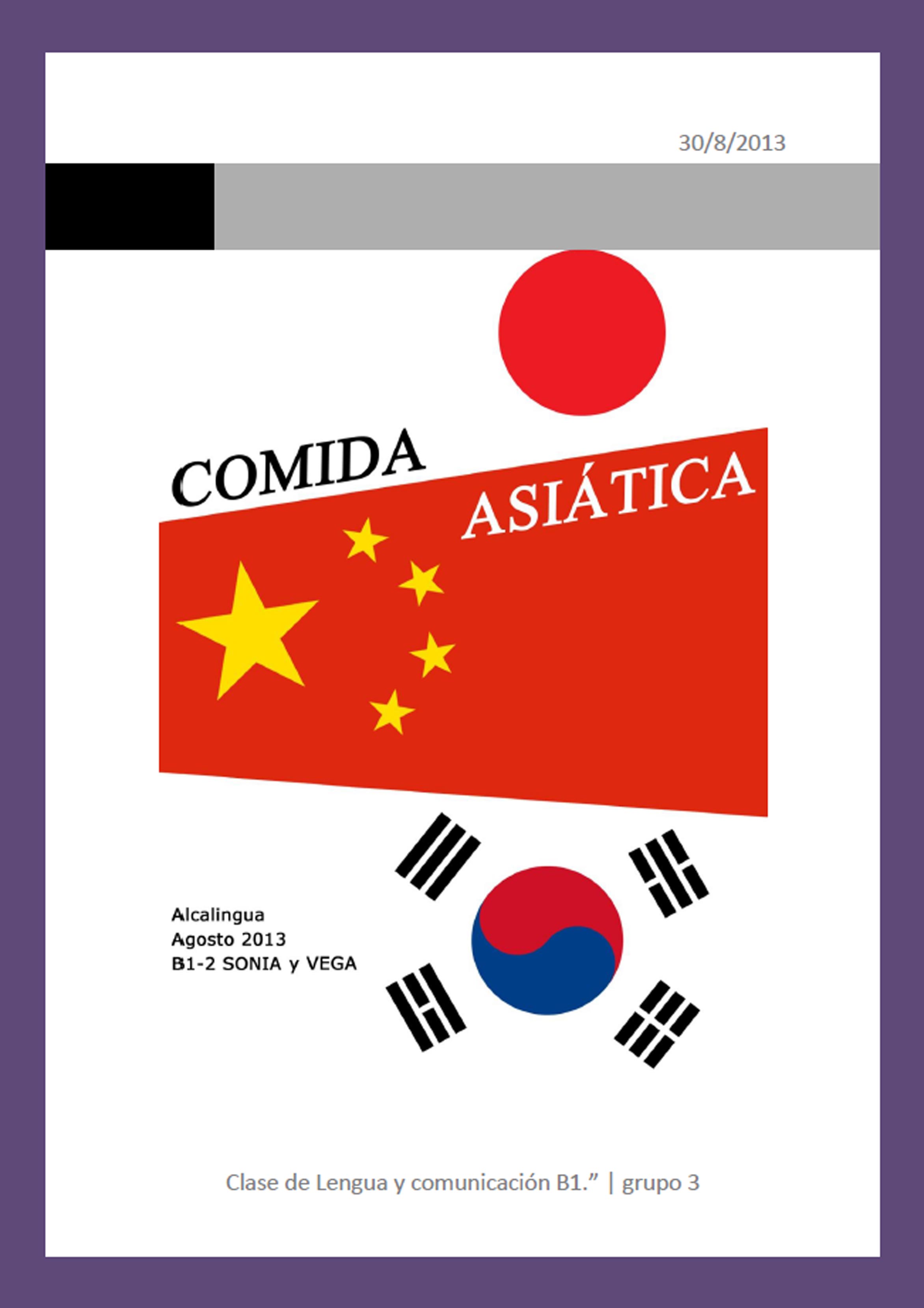 Cocina asiática trabajo