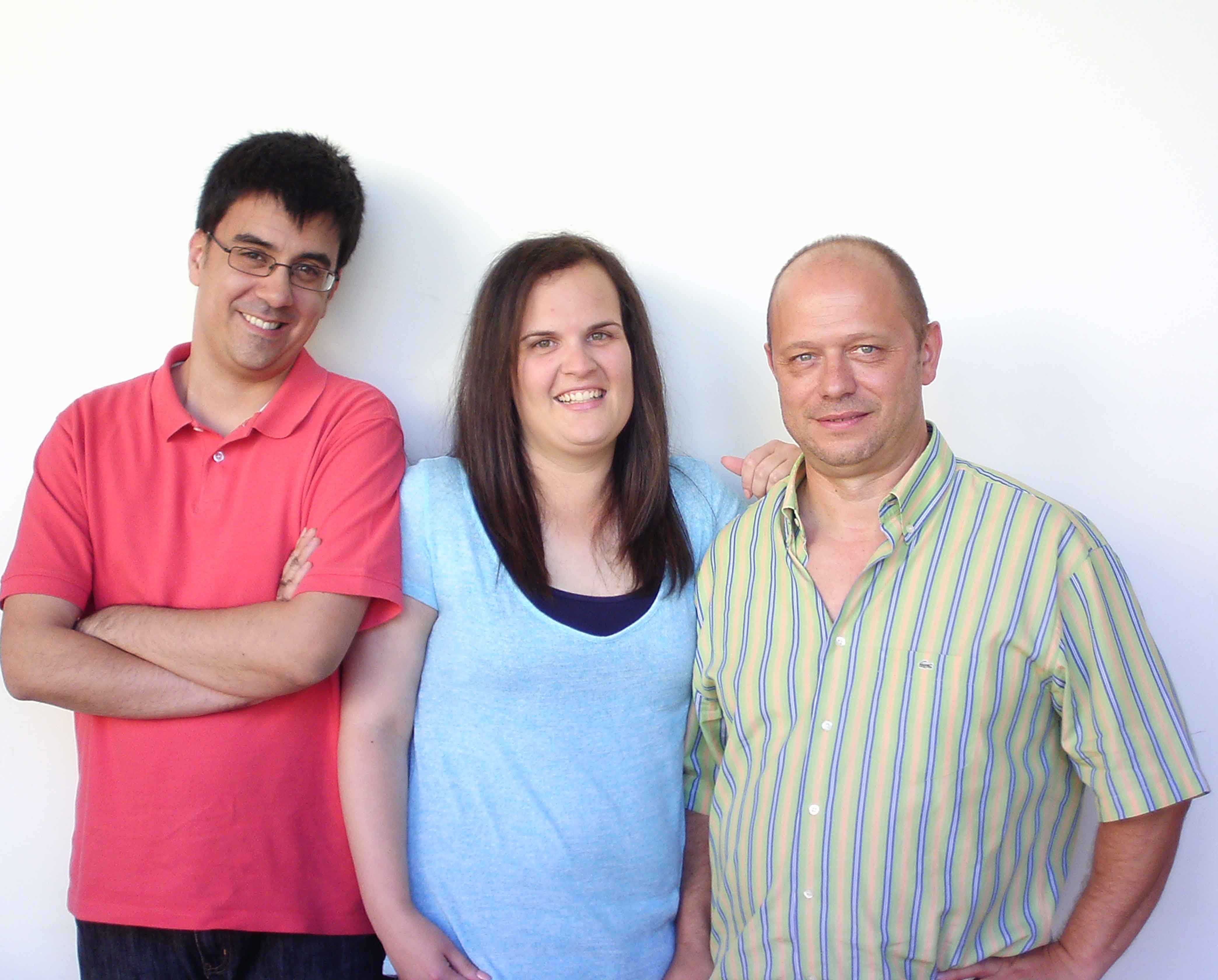 Gabino Boquete, Laura de Mingo y Gabriel Neila en ASELE
