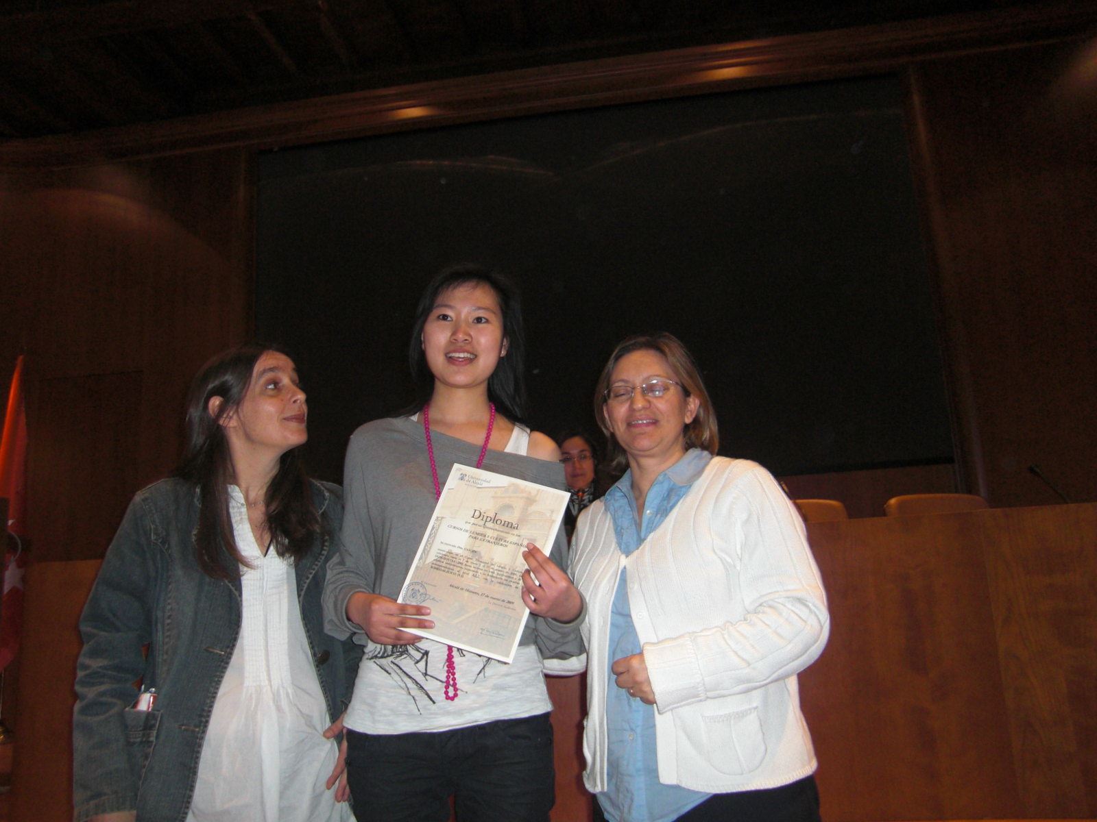 Entrega de diplomas (invierno 2009)