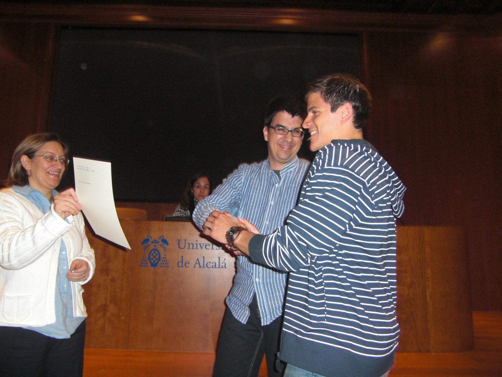 Entrega de diplomas (invierno 2009)