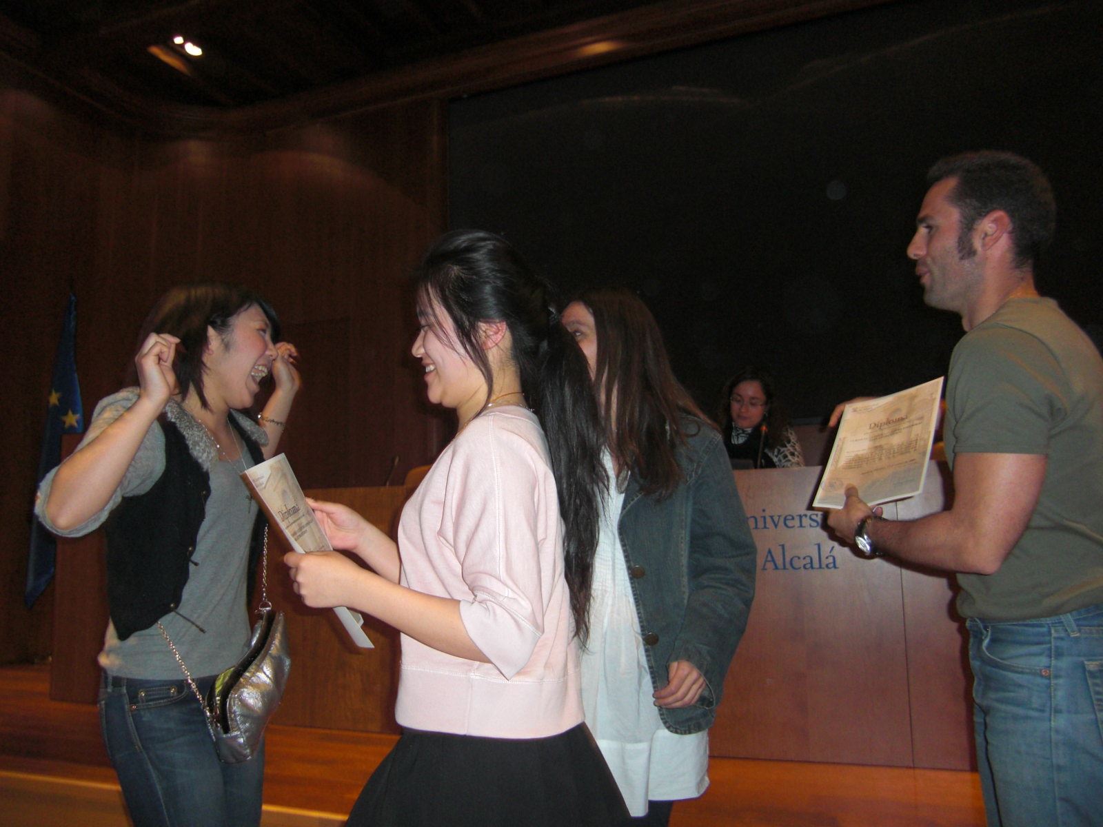 Entrega de diplomas (invierno 2009)