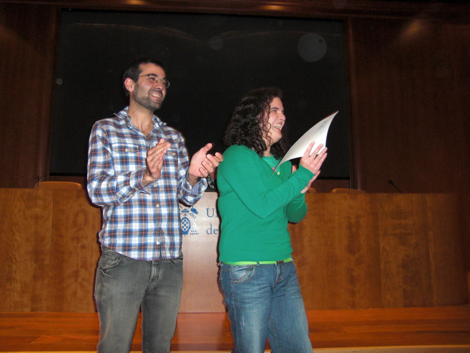 Entrega de diplomas (invierno 2009)