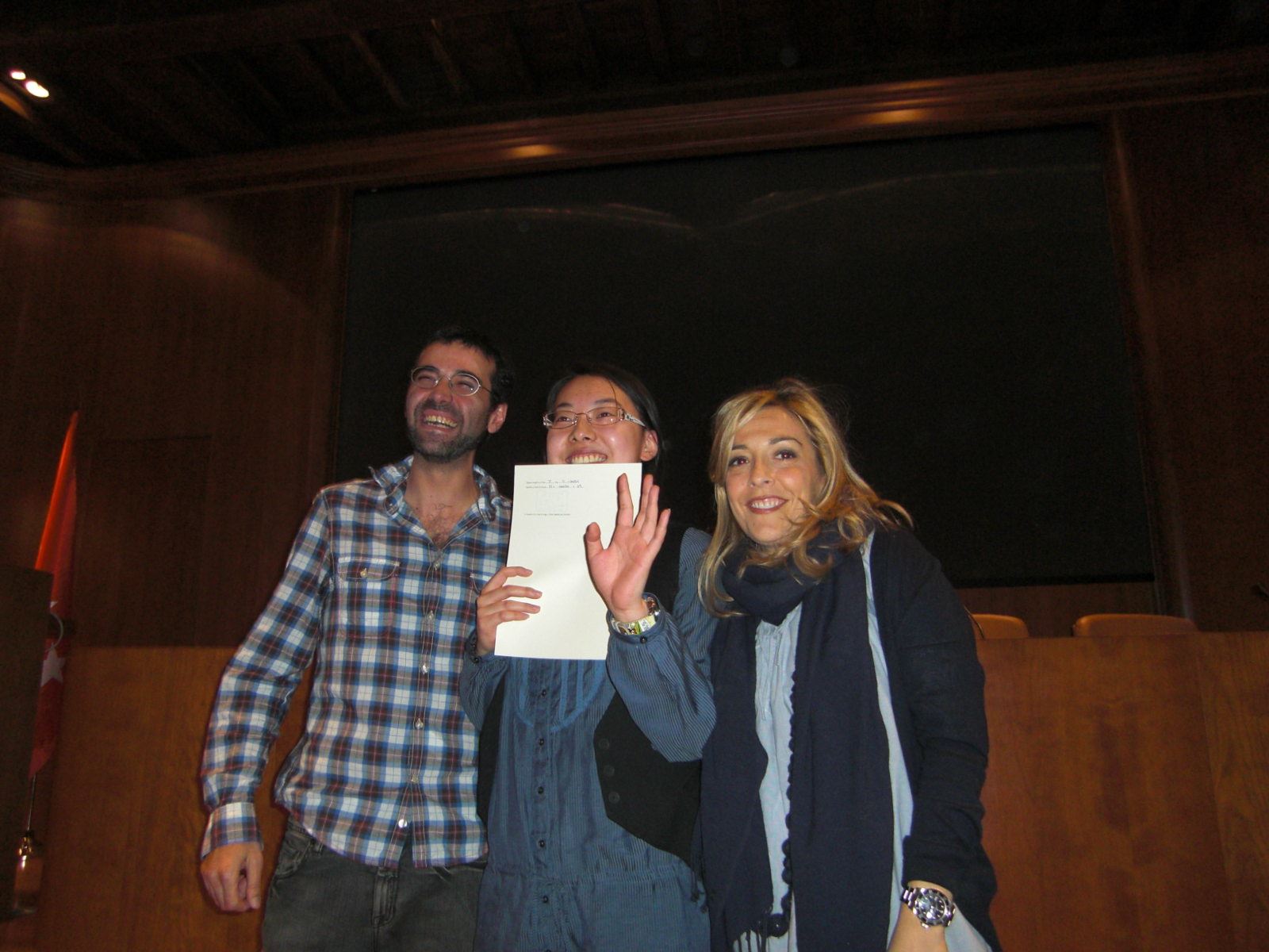 Entrega de diplomas (invierno 2009)