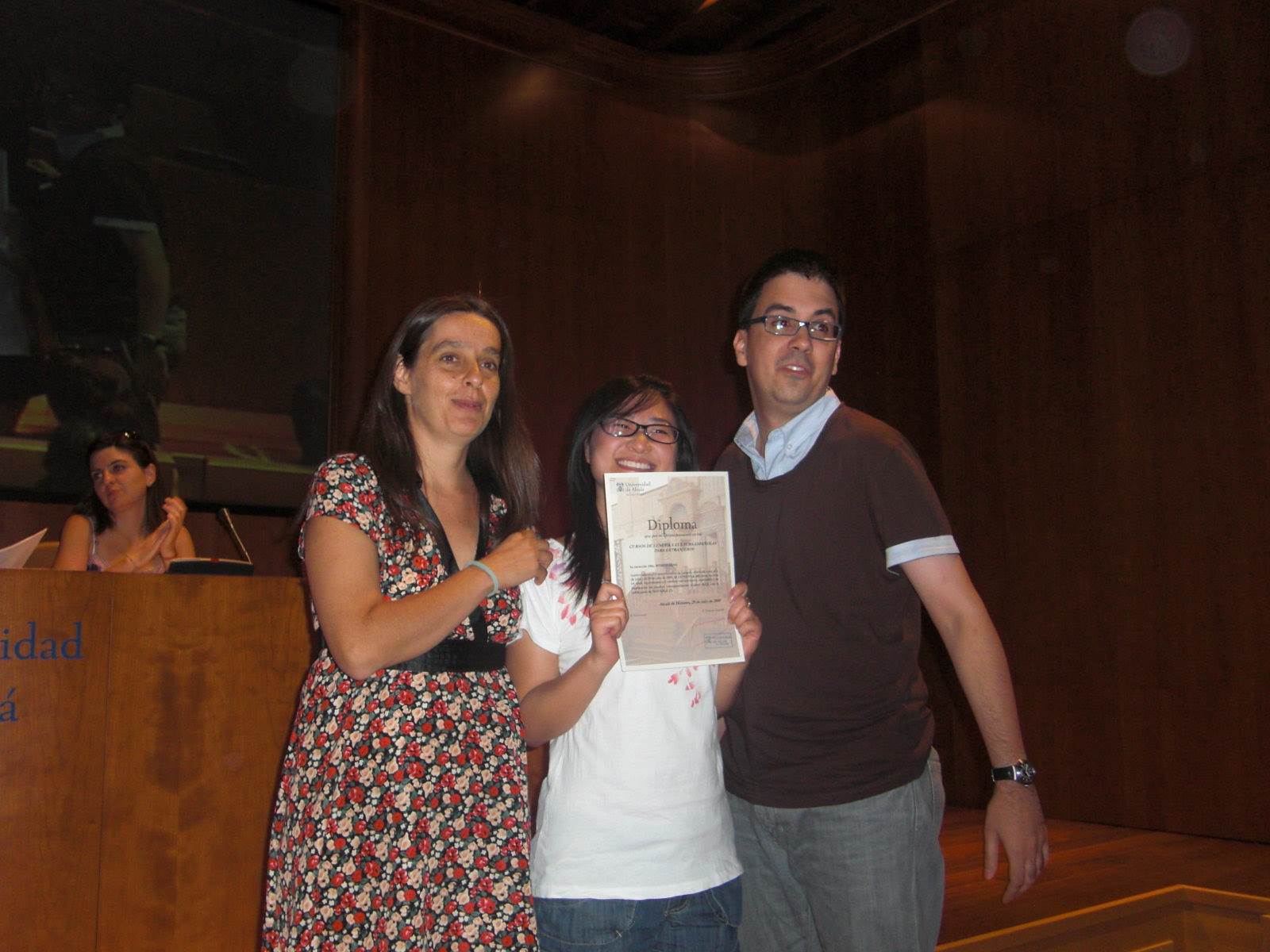 Entrega de diplomas (julio 2009)