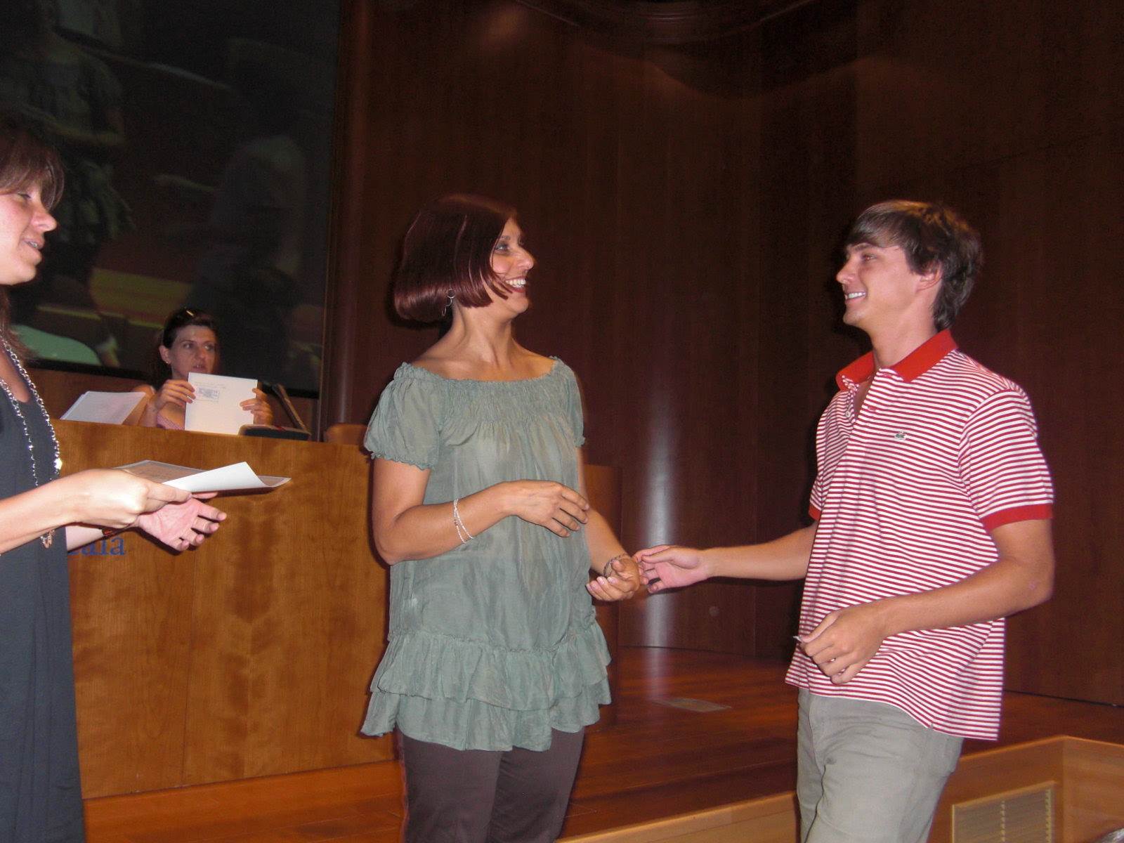 Entrega de diplomas (julio 2009)