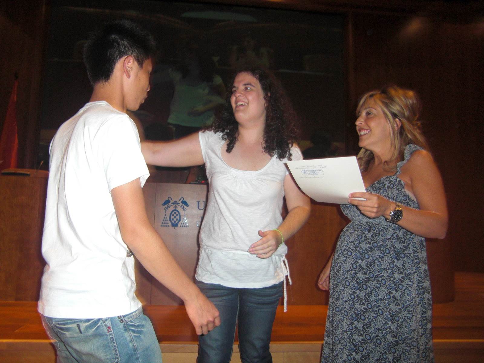 Entrega de diplomas (julio 2009)