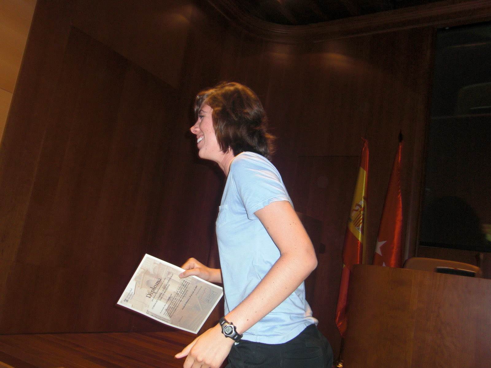 Entrega de diplomas (julio 2009)