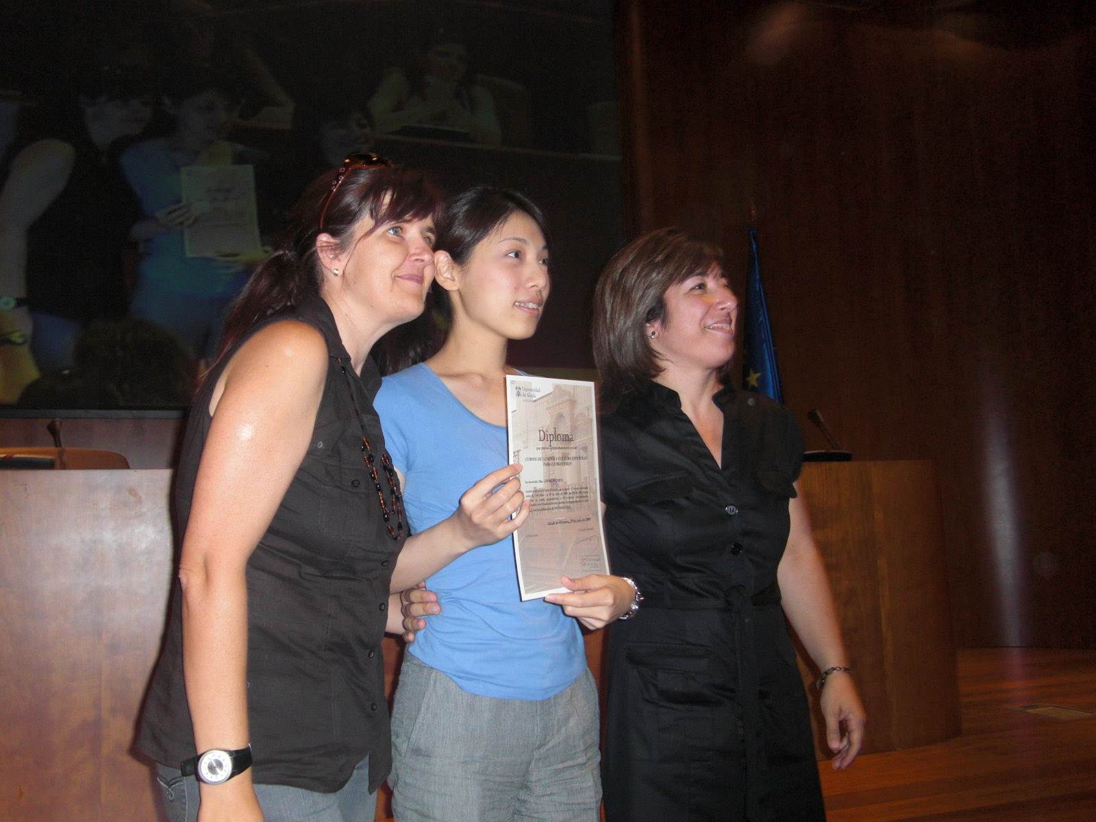 Entrega de diplomas (julio 2009)