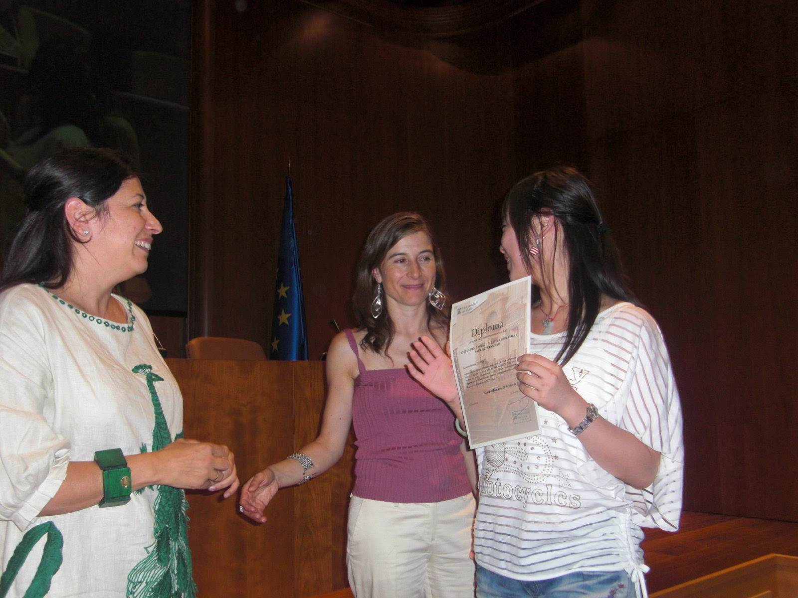 Entrega de diplomas (julio 2009)