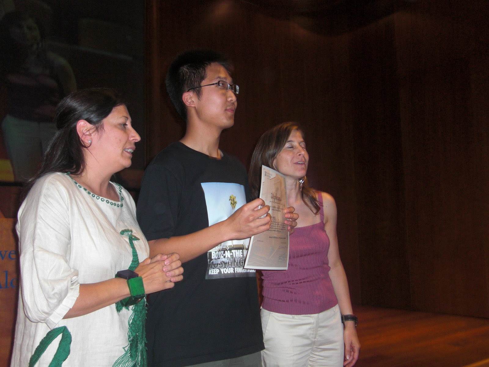 Entrega de diplomas (julio 2009)