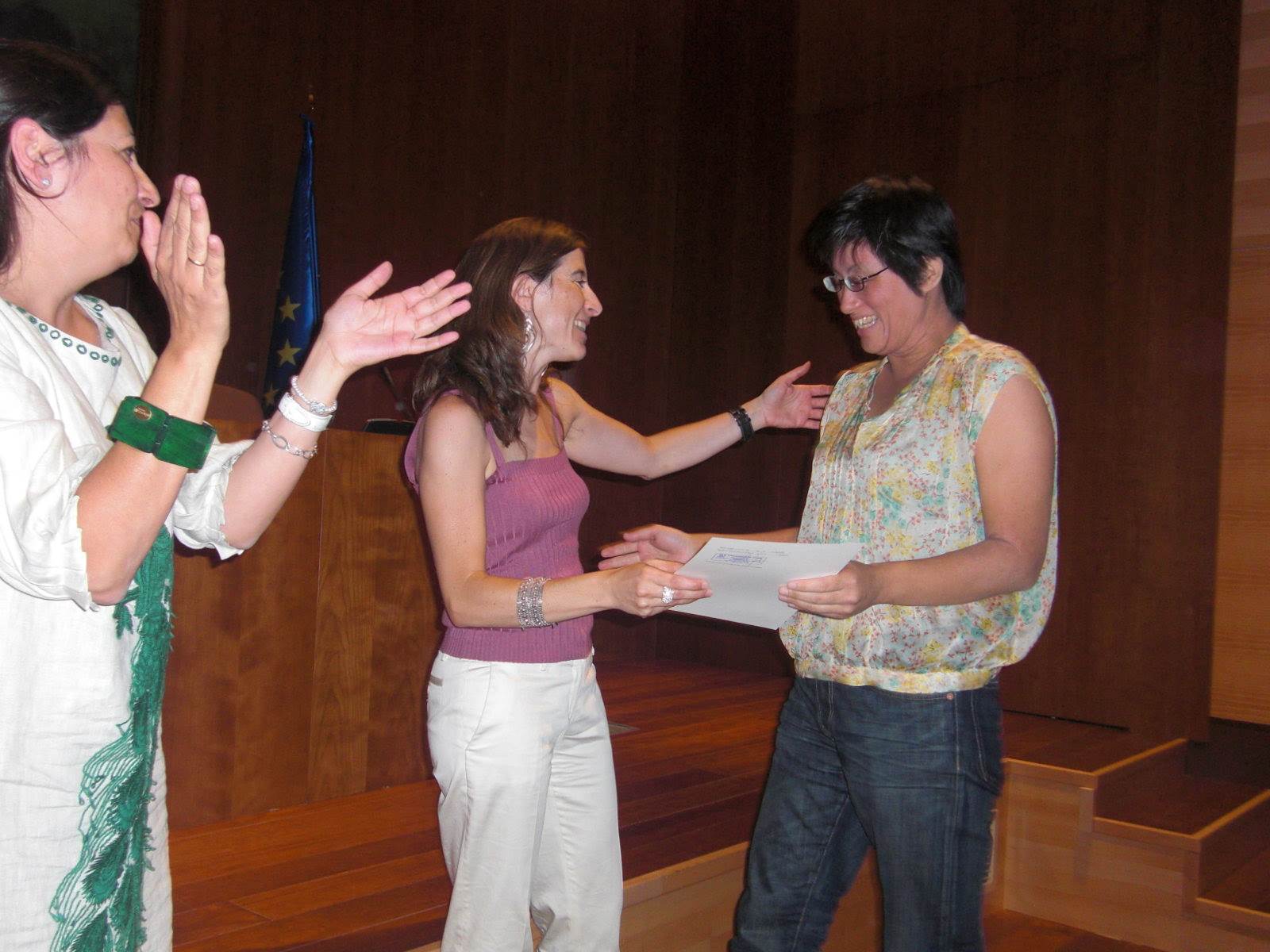 Entrega de diplomas (julio 2009)