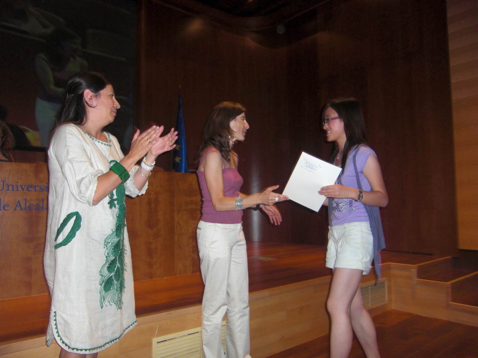 Entrega de diplomas (julio 2009)