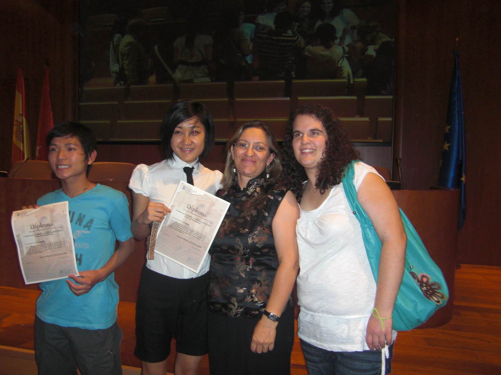 Entrega de diplomas (julio 2009)