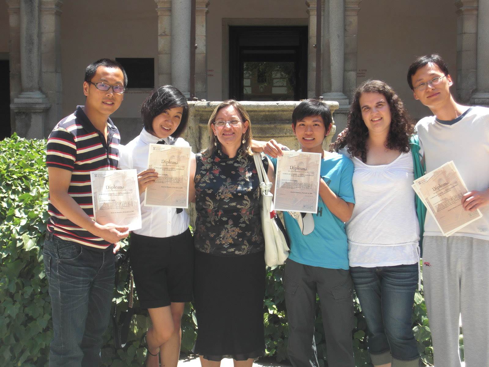 Entrega de diplomas (julio 2009)