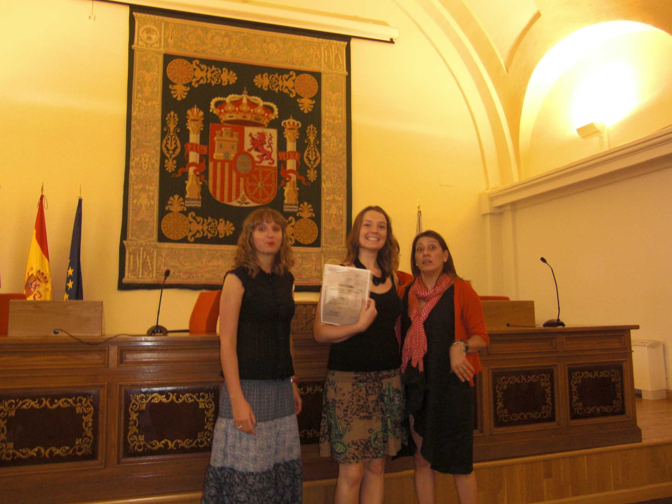 Entrega de diplomas (primavera 2012)