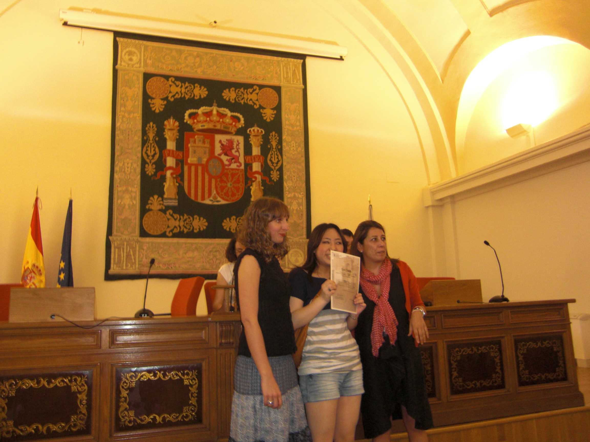 Entrega de diplomas (primavera 2012)