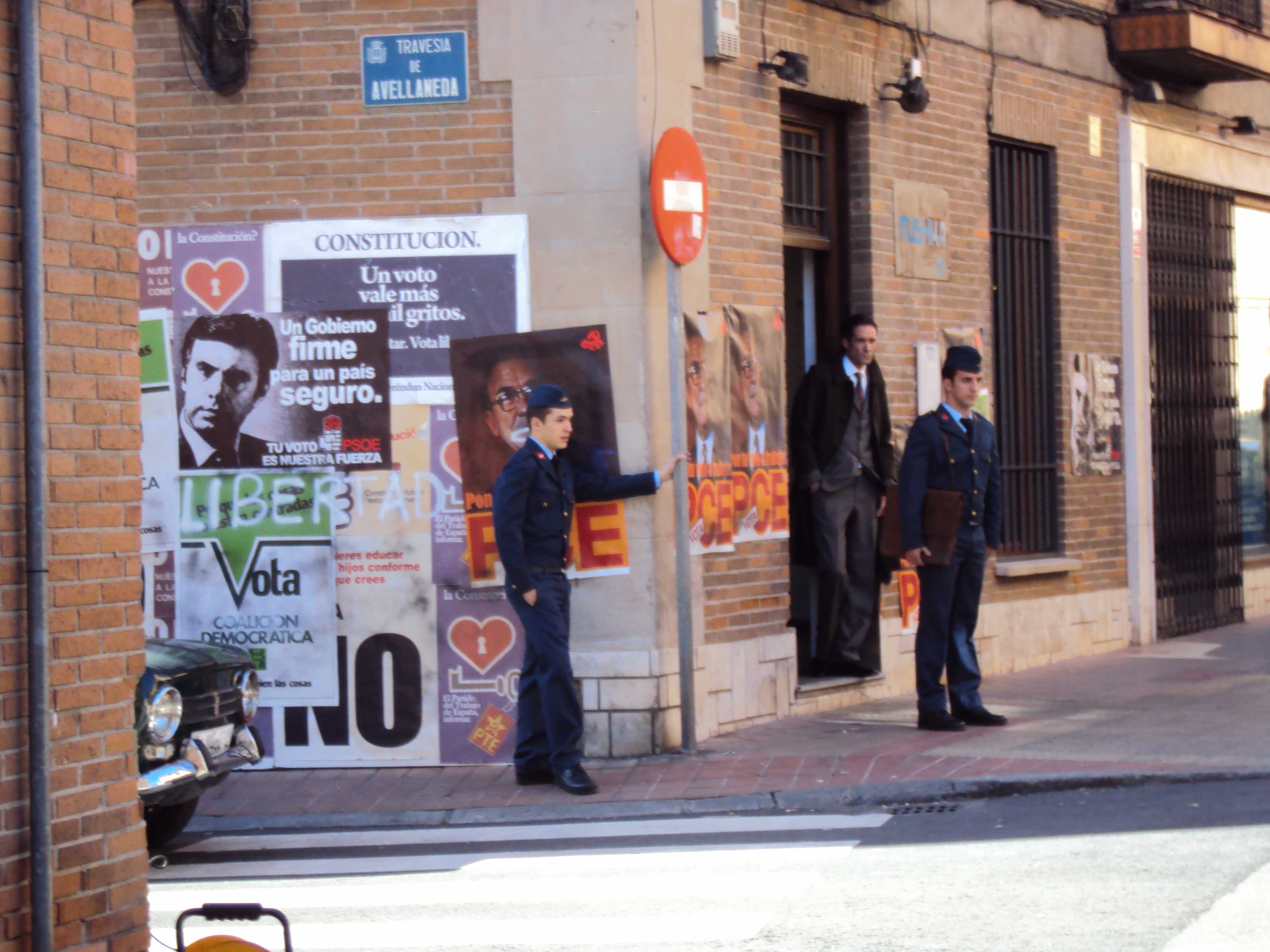 Rodaje de la serie "Cuéntame cómo pasó"