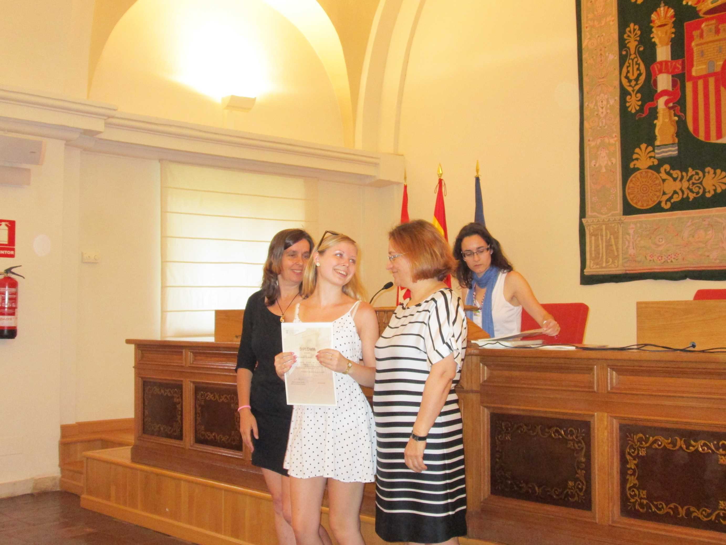 Entrega de diplomas (intensivo de junio de 2013)