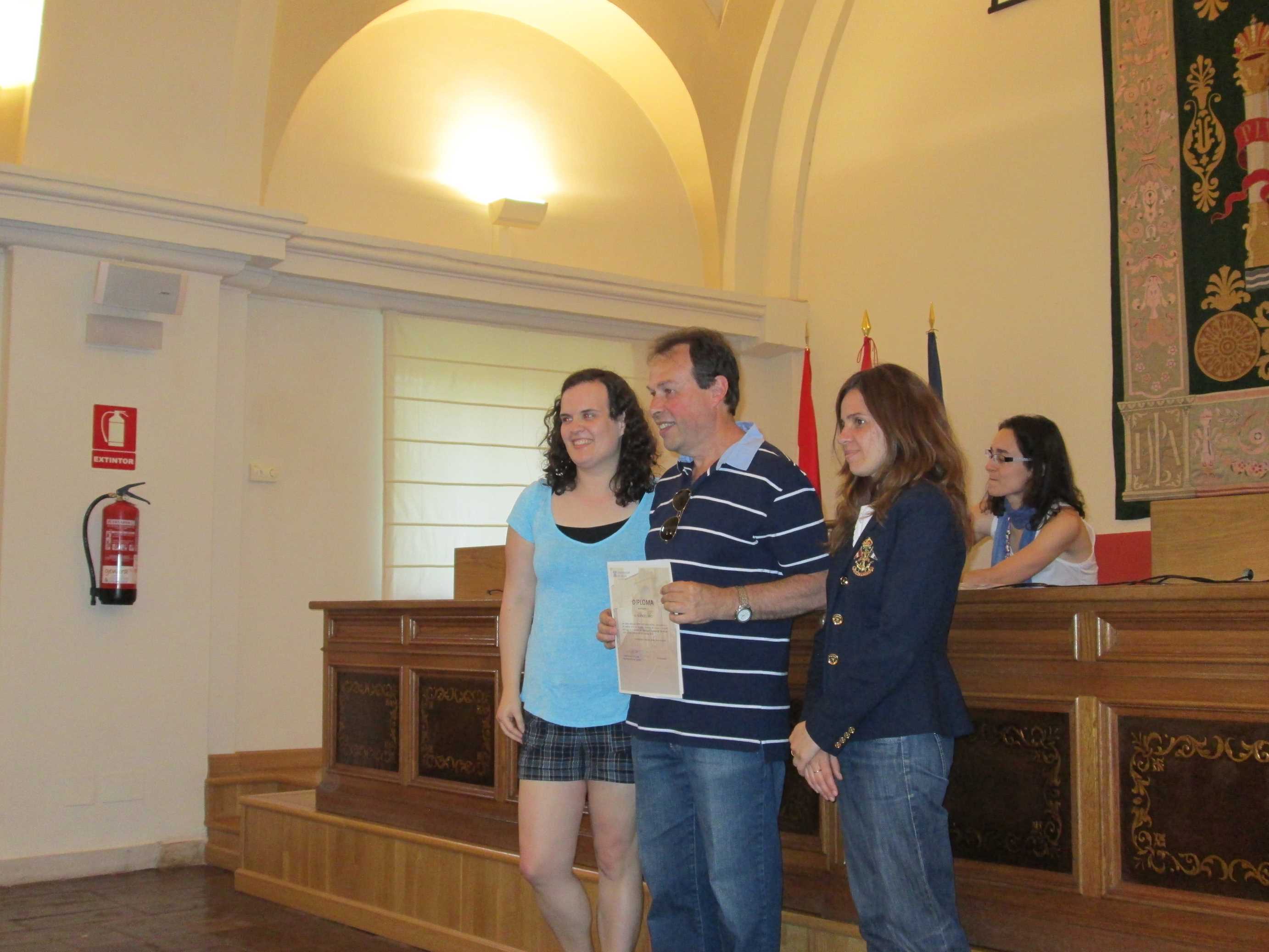 Entrega de diplomas (intensivo de junio de 2013)