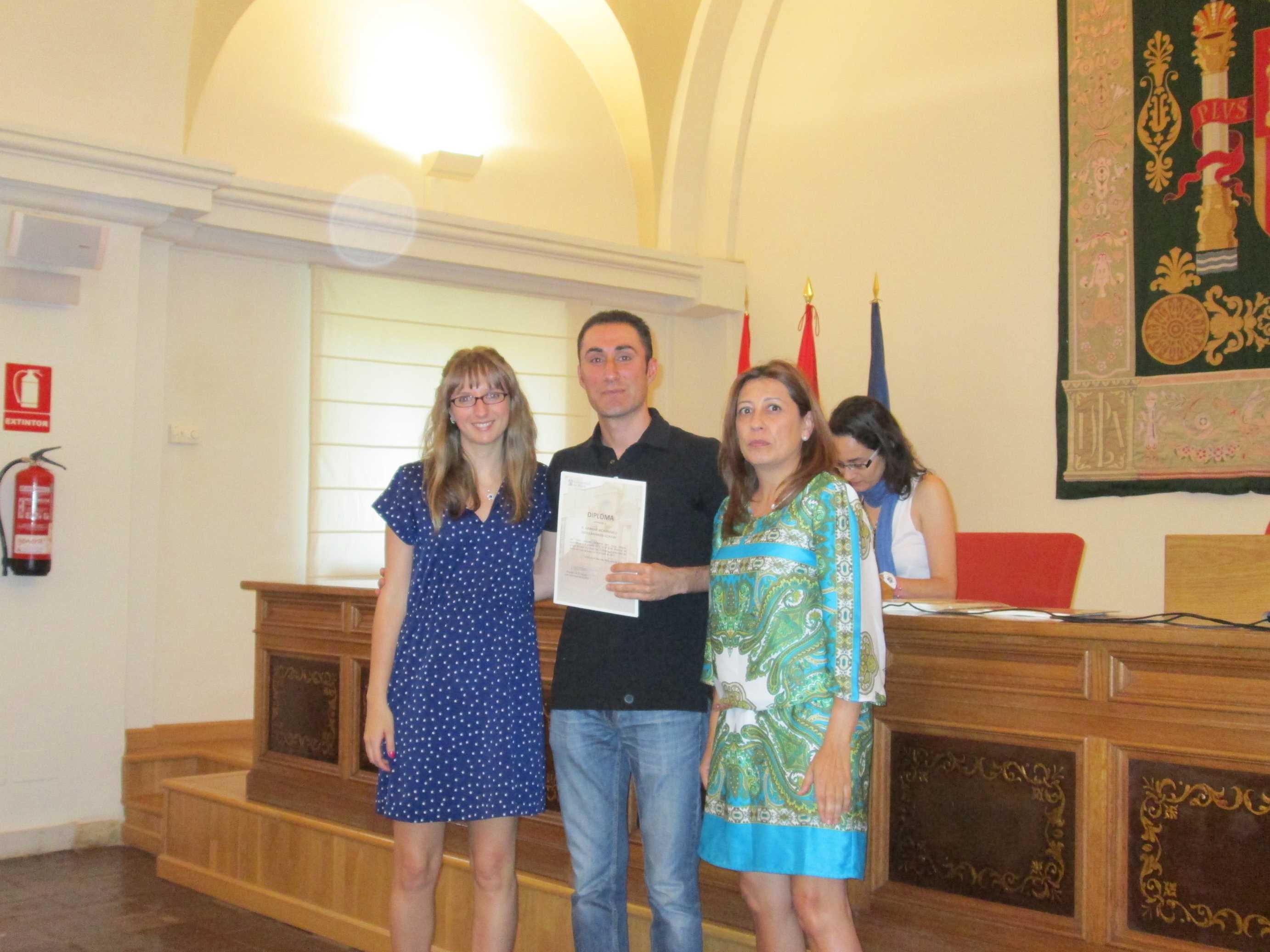 Entrega de diplomas (intensivo de junio de 2013)