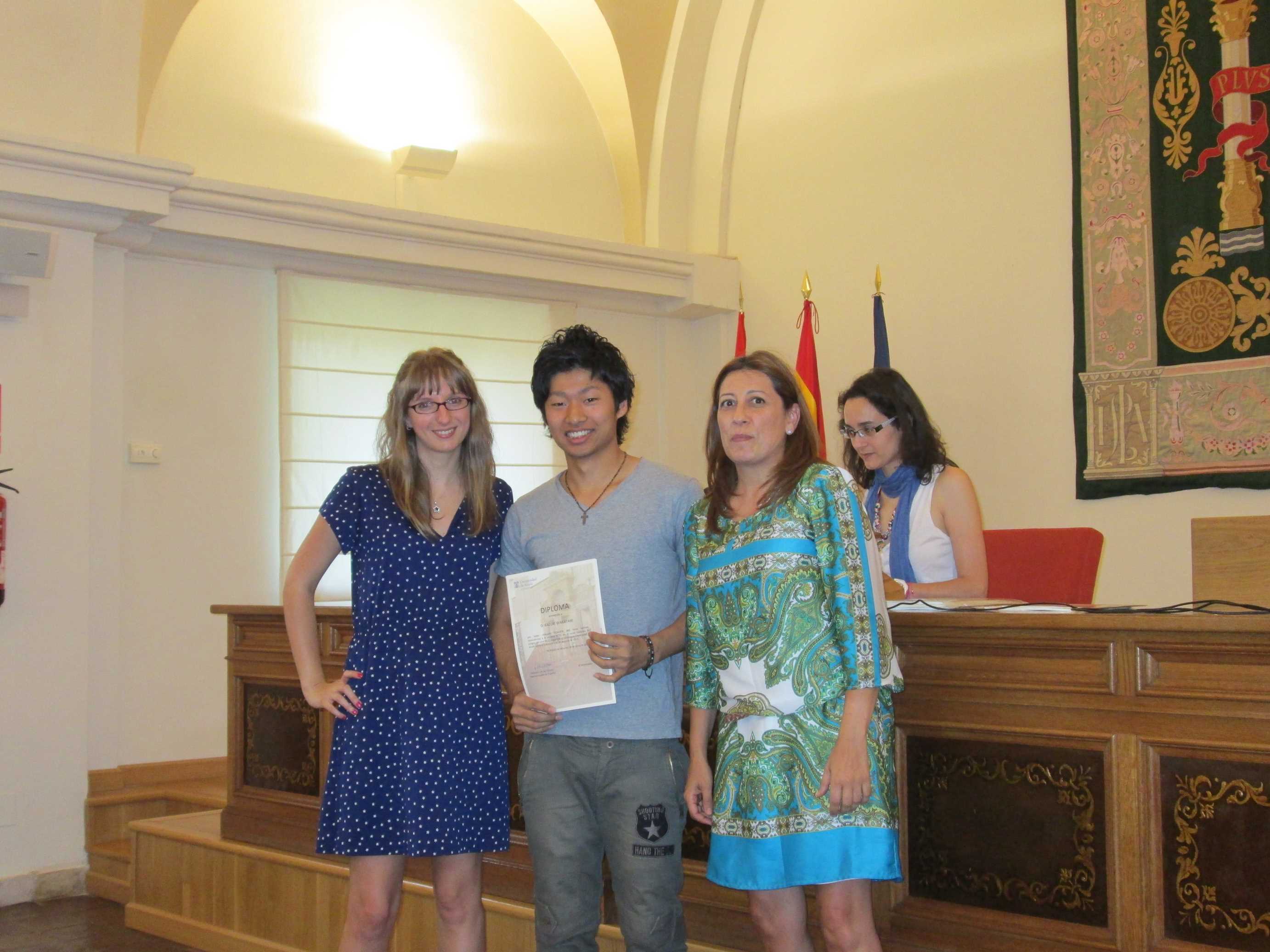 Entrega de diplomas (intensivo de junio de 2013)