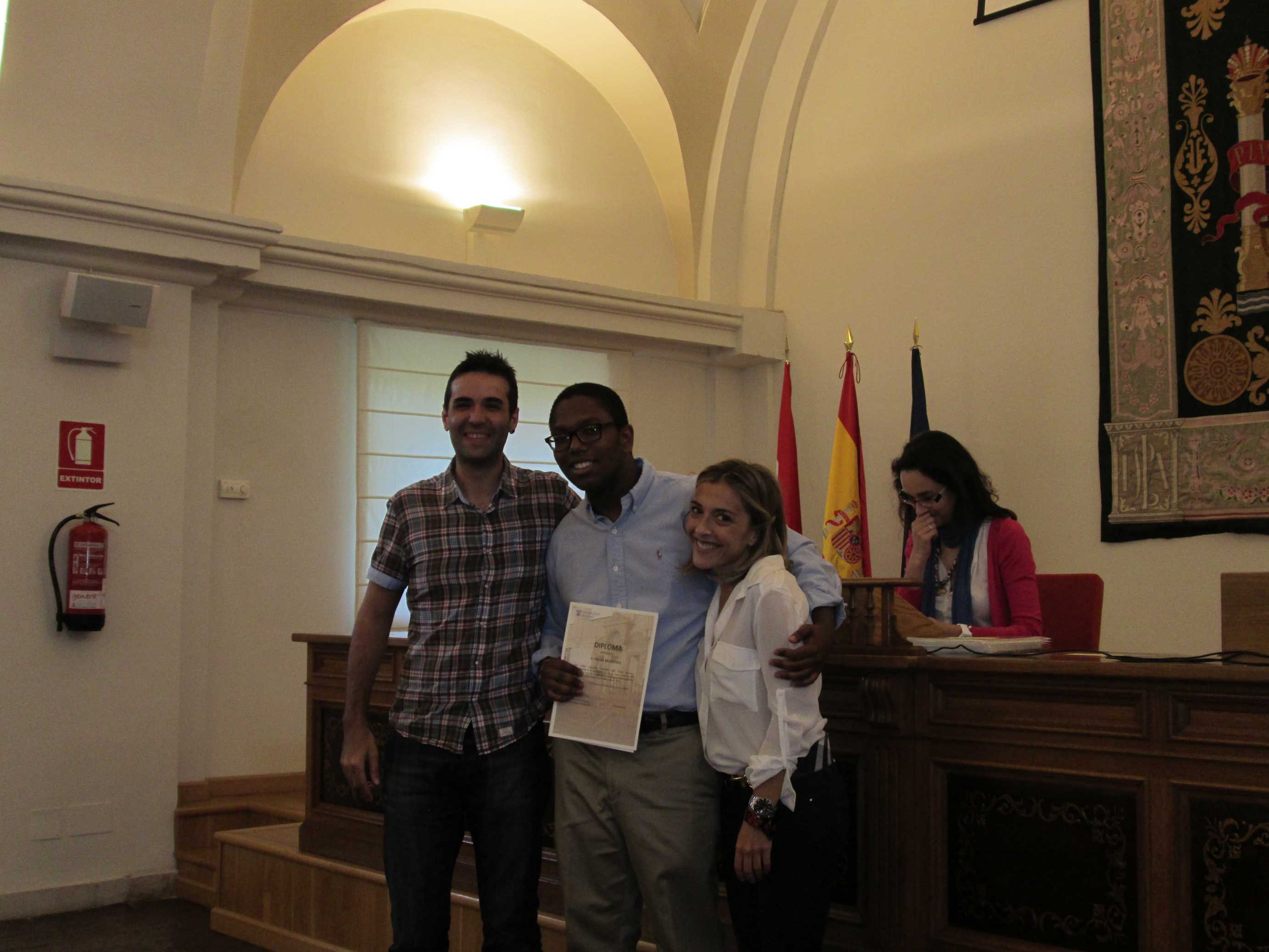 Entrega de diplomas (intensivo de junio de 2013)