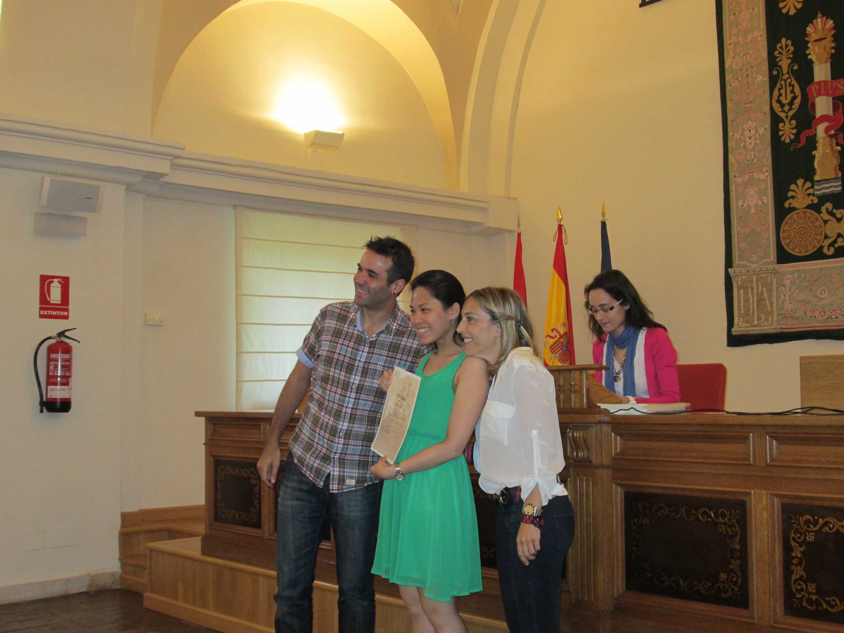 Entrega de diplomas (intensivo de junio de 2013)