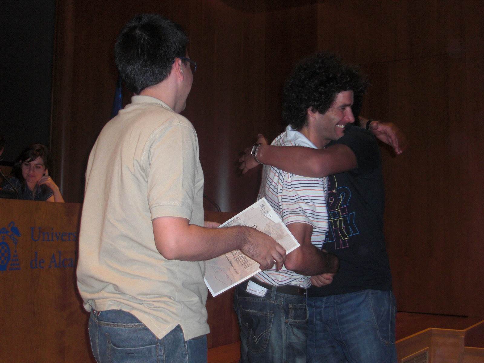 Entrega de diplomas (junio 2009)