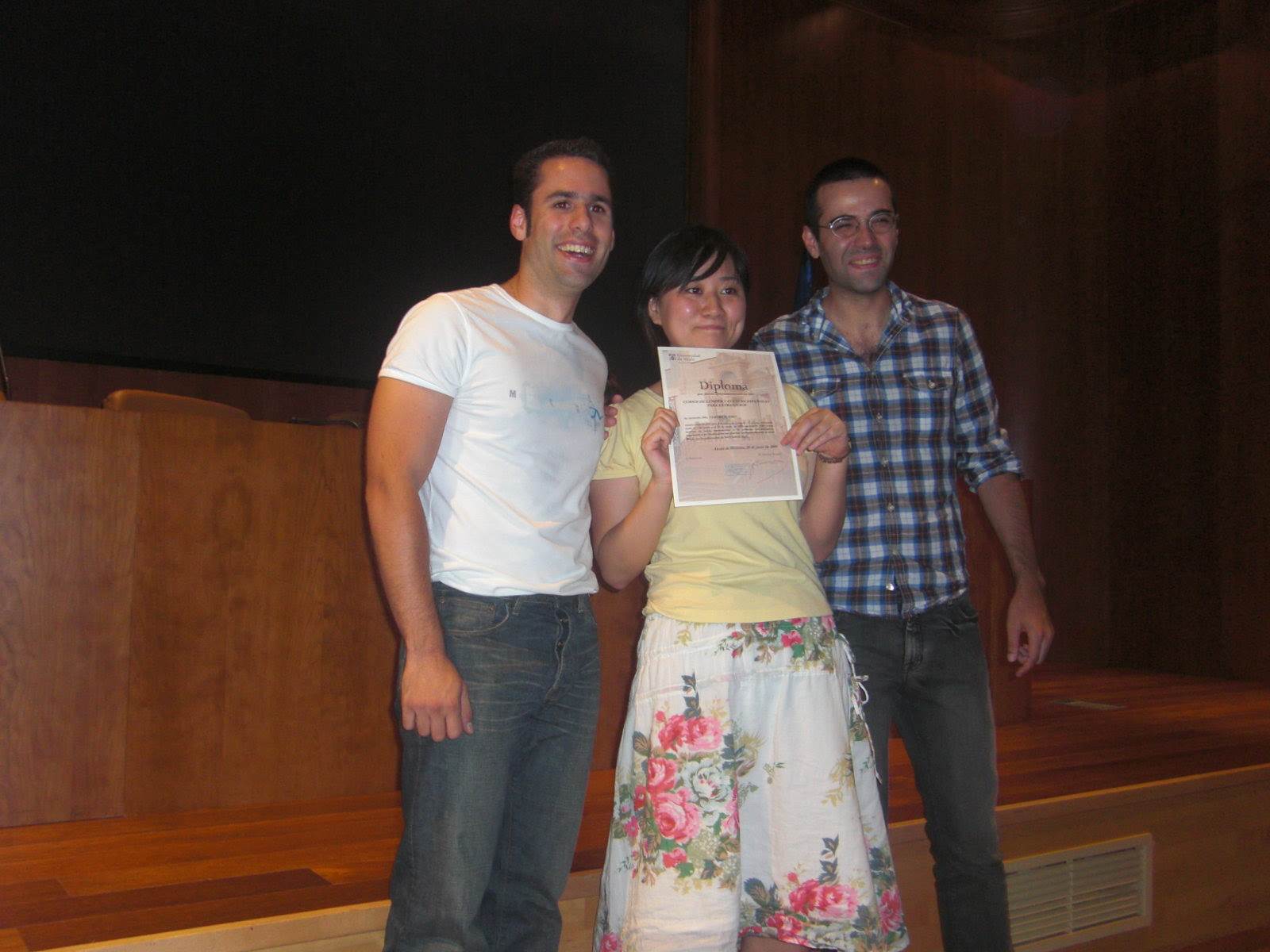 Entrega de diplomas (junio 2009)