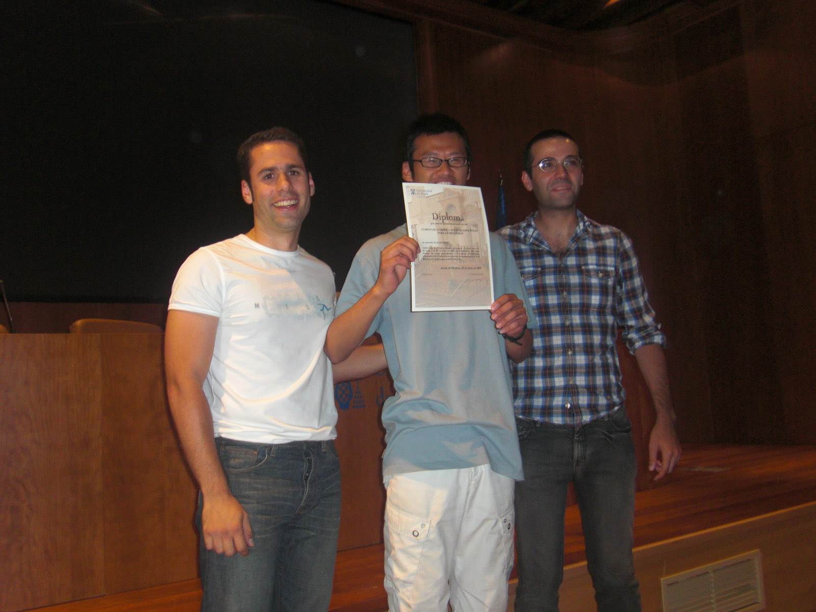 Entrega de diplomas (junio 2009)