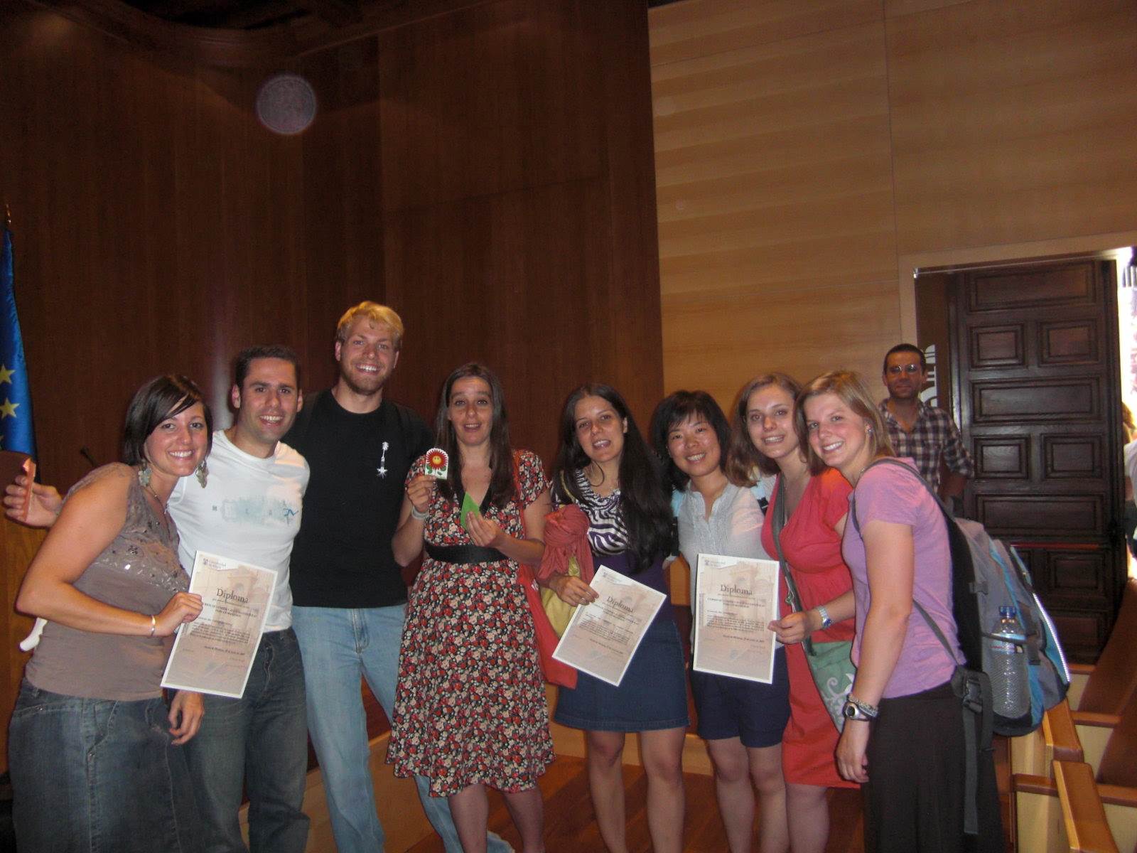 Entrega de diplomas (junio 2009)