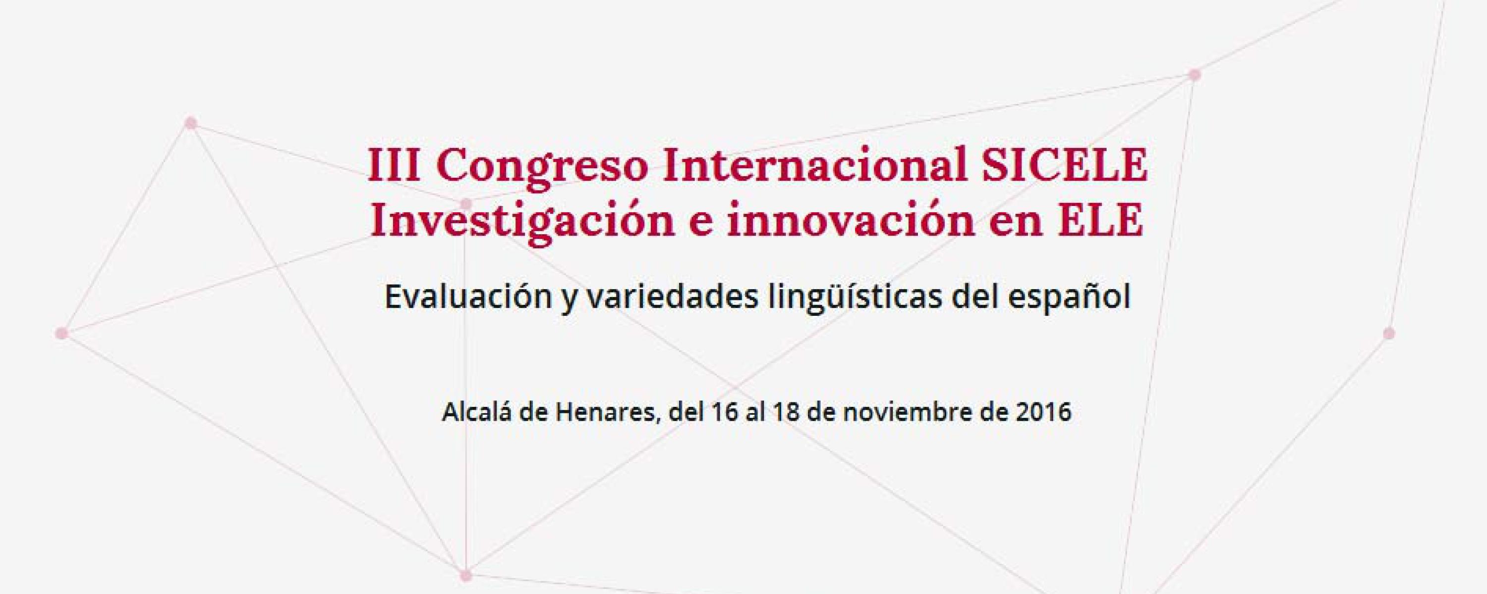Congreso Sicele 2016 (Alcalá de Henares)