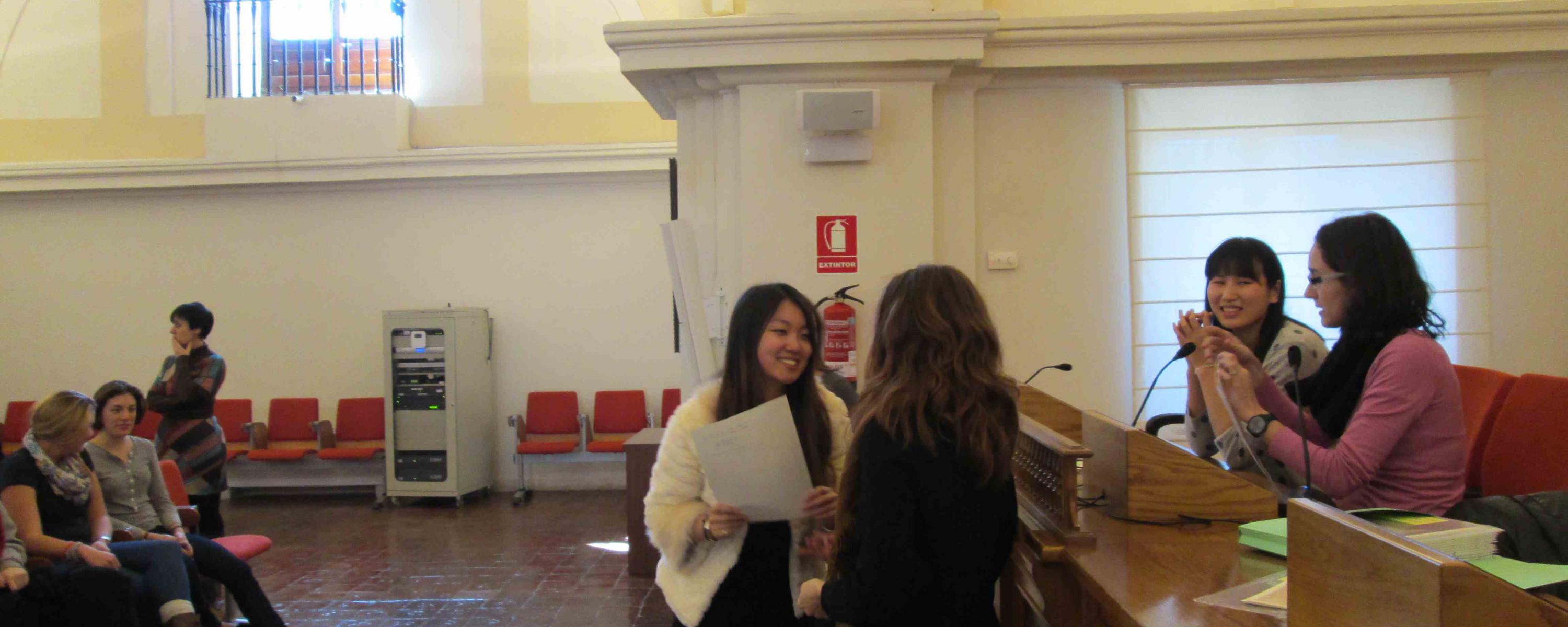 Closing ceremony (winter 2013)