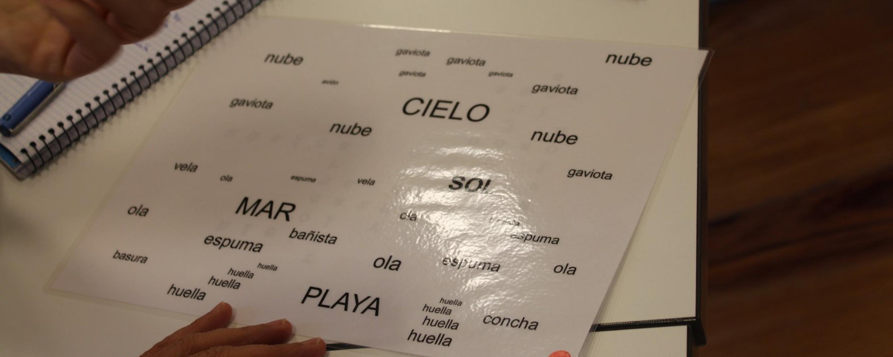 Poesía visual (Victoria del Valle. Pepe Ruiz)  