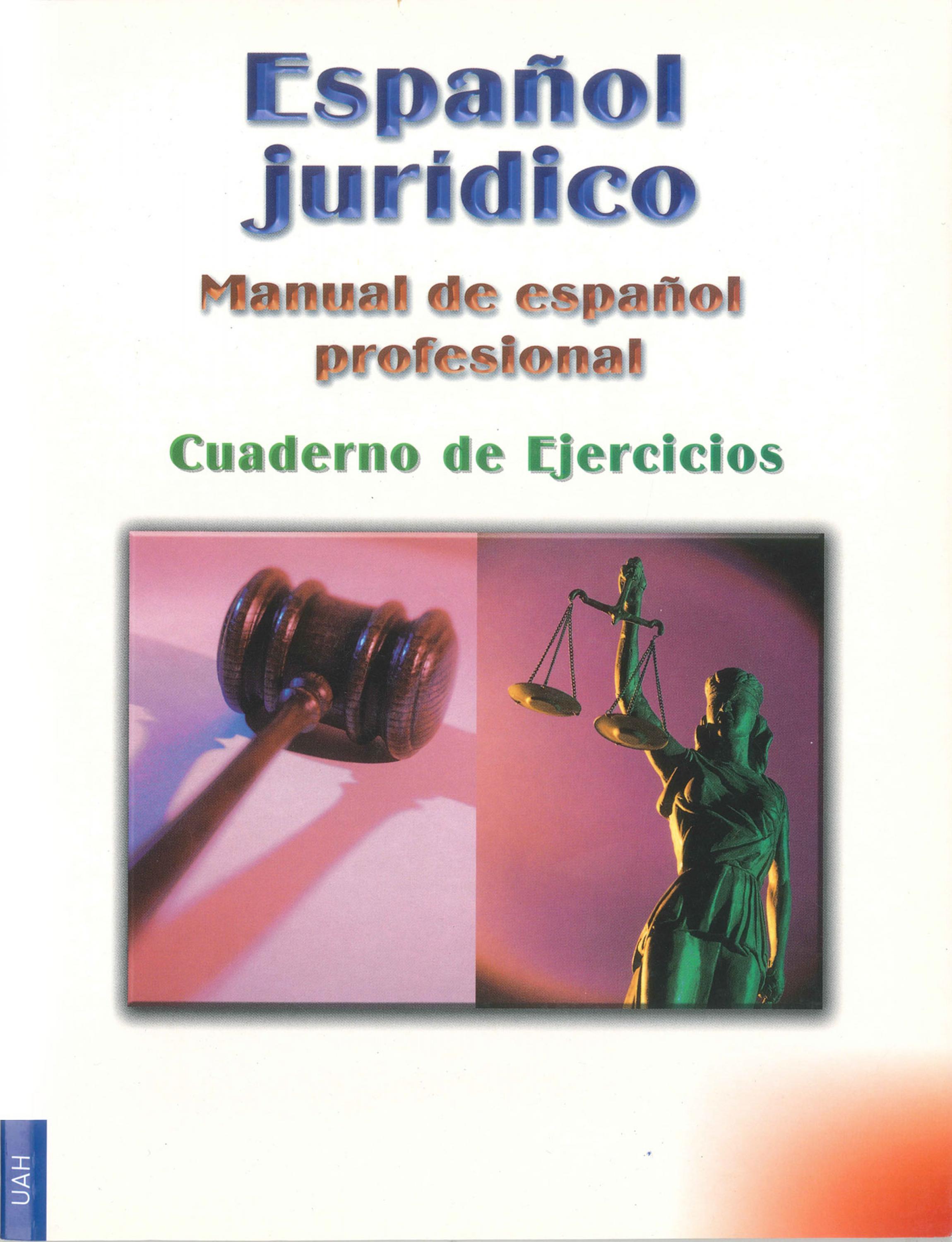 Español jurídico - Cuaderno de ejercicios